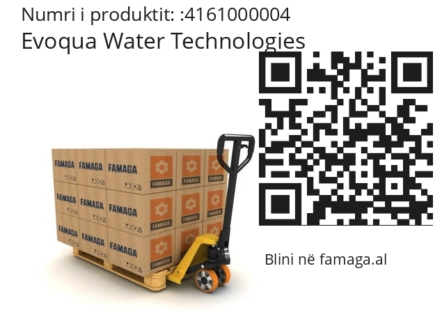   Evoqua Water Technologies 4161000004