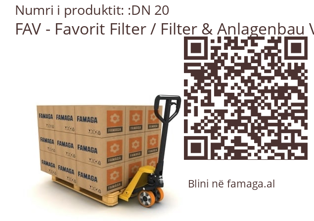   FAV - Favorit Filter / Filter & Anlagenbau Vollert DN 20