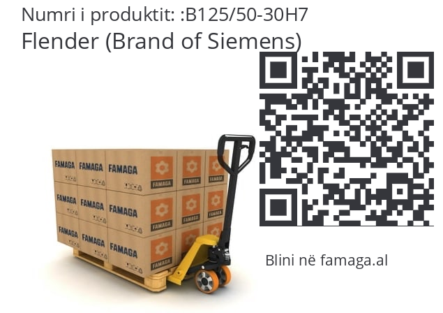   Flender (Brand of Siemens) B125/50-30H7