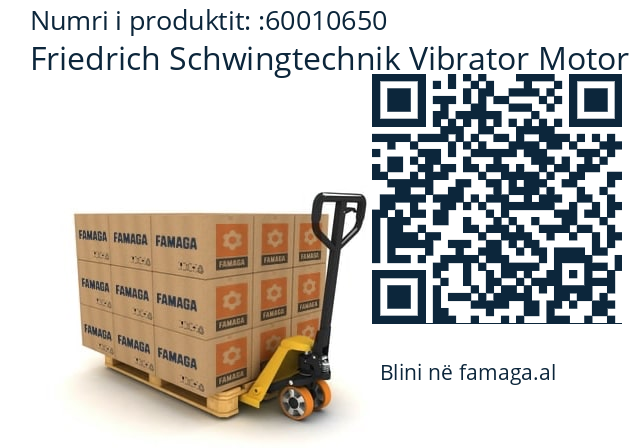   Friedrich Schwingtechnik Vibrator Motor  / Vimarc 60010650