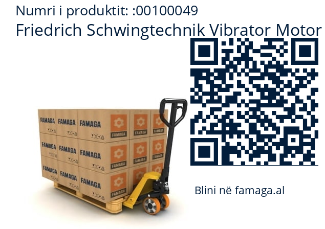   Friedrich Schwingtechnik Vibrator Motor  / Vimarc 00100049