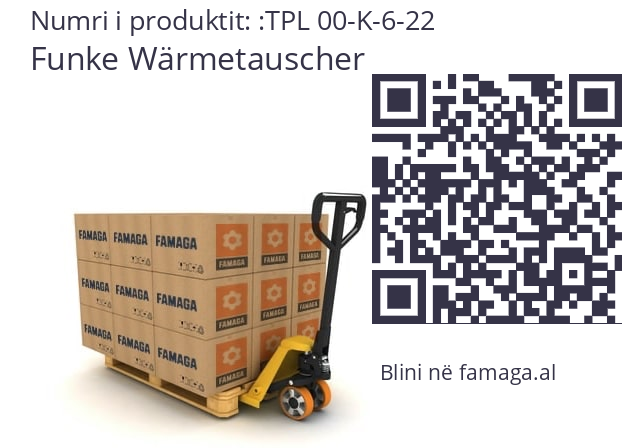   Funke Wärmetauscher TPL 00-K-6-22