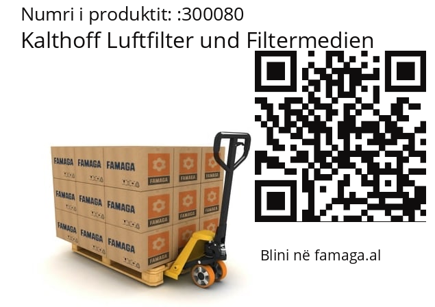   Kalthoff Luftfilter und Filtermedien 300080