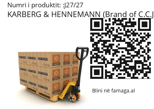   KARBERG & HENNEMANN (Brand of C.C.JENSEN) J27/27