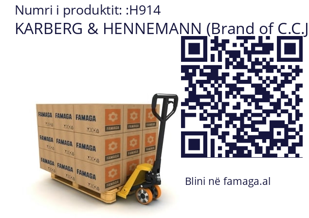   KARBERG & HENNEMANN (Brand of C.C.JENSEN) H914