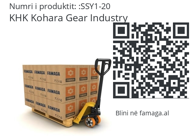   KHK Kohara Gear Industry SSY1-20