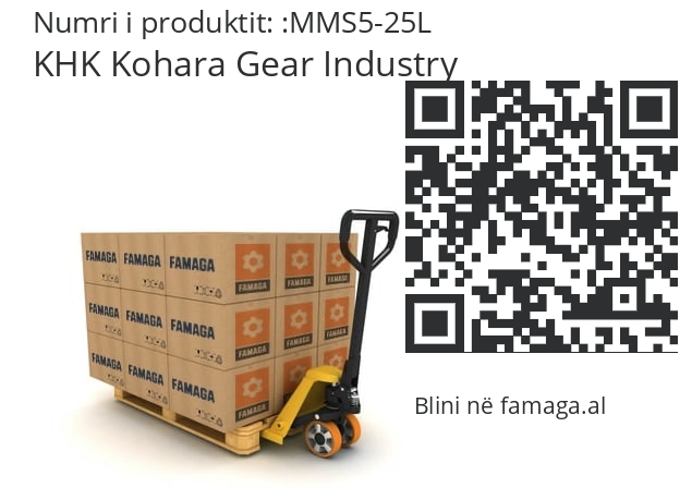   KHK Kohara Gear Industry MMS5-25L