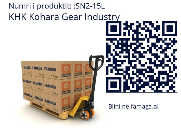   KHK Kohara Gear Industry SN2-15L