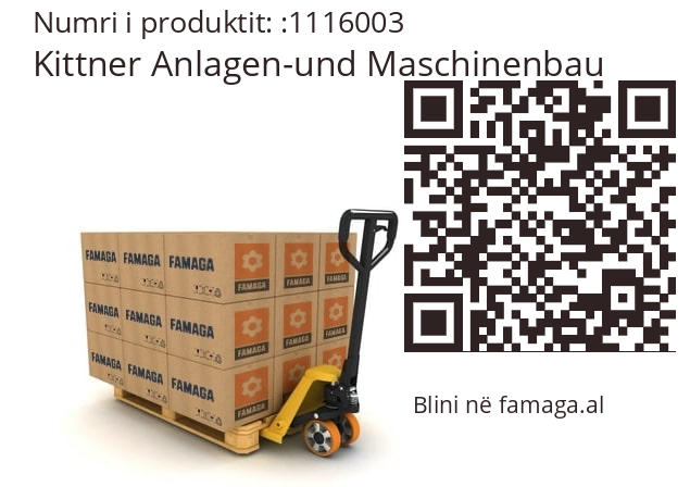   Kittner Anlagen-und Maschinenbau 1116003