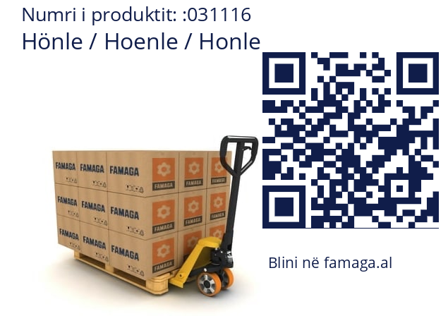   Hönle / Hoenle / Honle 031116
