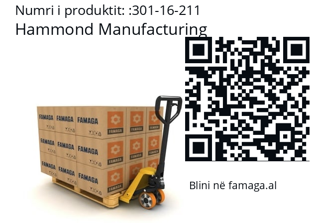   Hammond Manufacturing 301-16-211