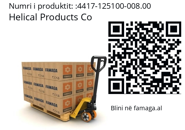  Helical Products Co 4417-125100-008.00