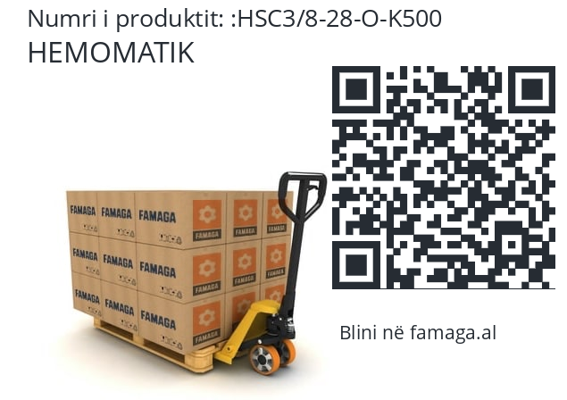   HEMOMATIK HSC3/8-28-O-K500