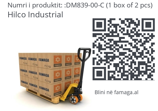   Hilco Industrial DM839-00-C (1 box of 2 pcs)