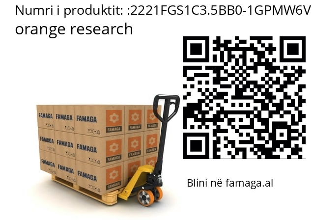   orange research 2221FGS1C3.5BB0-1GPMW6V