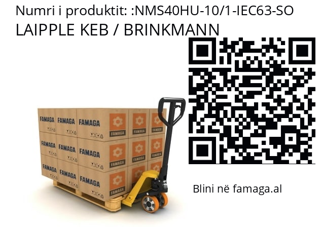   LAIPPLE KEB / BRINKMANN NMS40HU-10/1-IEC63-SO