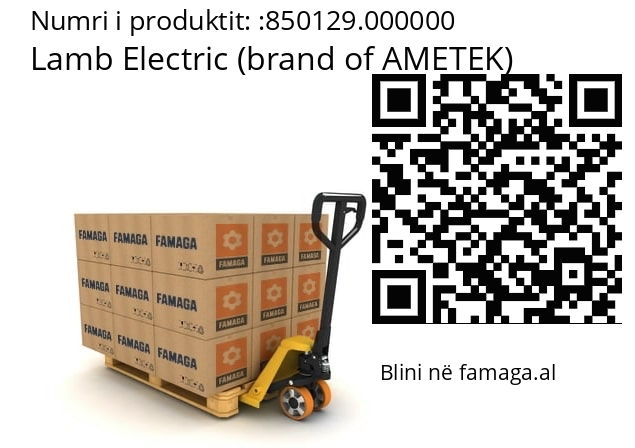  Lamb Electric (brand of AMETEK) 850129.000000