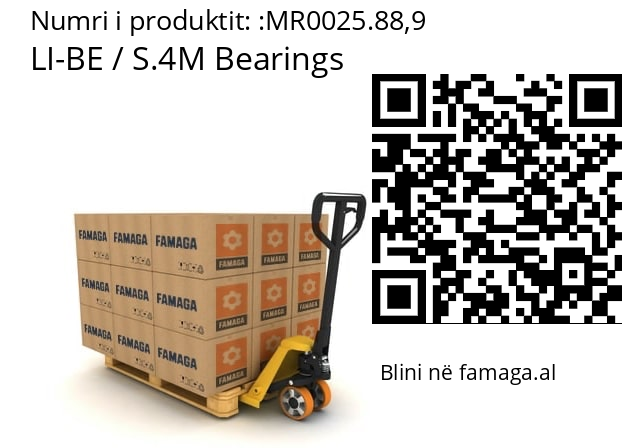   LI-BE / S.4M Bearings MR0025.88,9