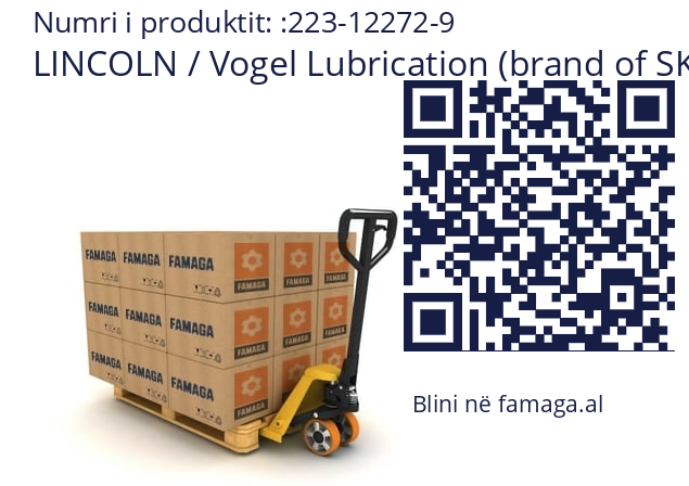   LINCOLN / Vogel Lubrication (brand of SKF) 223-12272-9