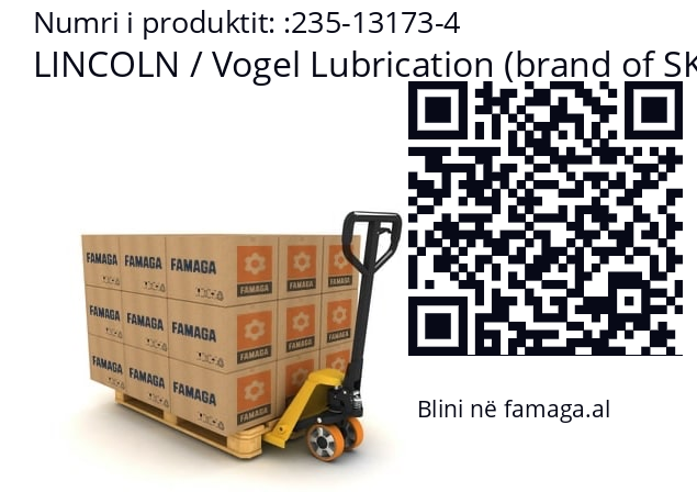   LINCOLN / Vogel Lubrication (brand of SKF) 235-13173-4