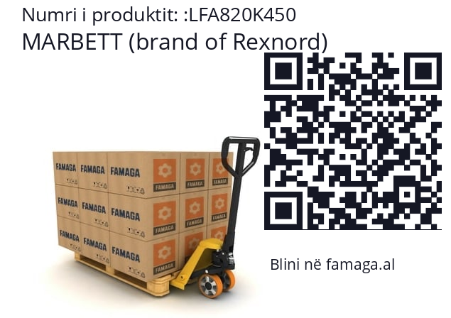   MARBETT (brand of Rexnord) LFA820K450