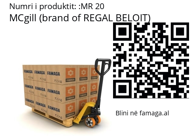   MCgill (brand of REGAL BELOIT) MR 20