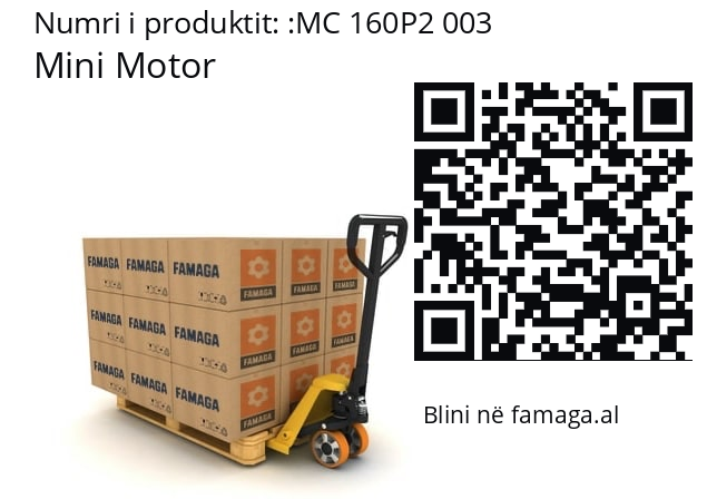   Mini Motor MC 160P2 003
