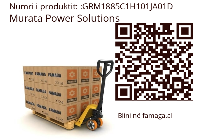   Murata Power Solutions GRM1885C1H101JA01D