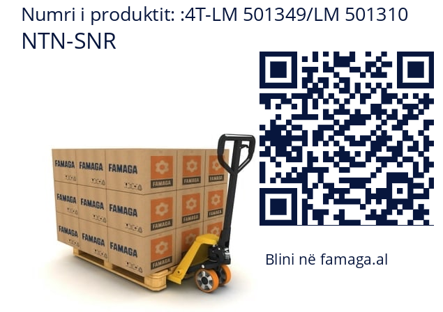   NTN-SNR 4T-LM 501349/LM 501310
