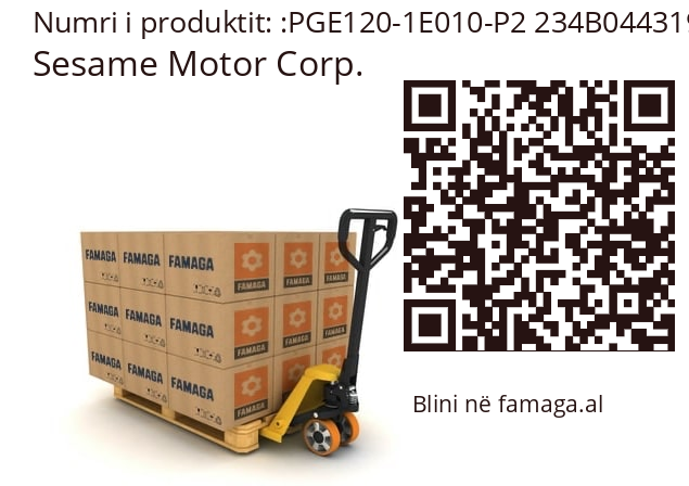   Sesame Motor Corp. PGE120-1E010-P2 234B044319 B24>19