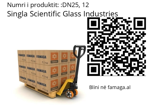   Singla Scientific Glass Industries DN25, 12