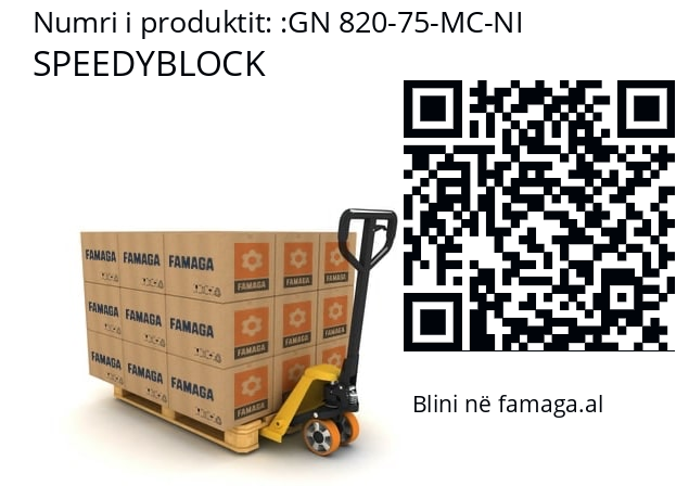   SPEEDYBLOCK GN 820-75-MC-NI