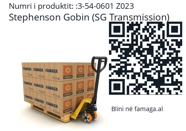   Stephenson Gobin (SG Transmission) 3-54-0601 Z023