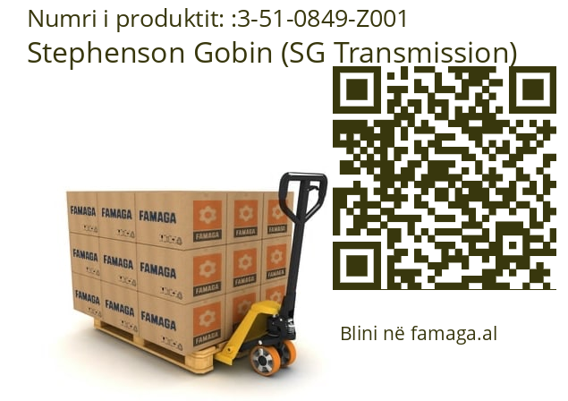   Stephenson Gobin (SG Transmission) 3-51-0849-Z001