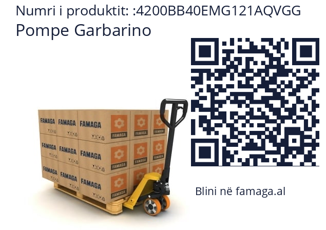   Pompe Garbarino 4200BB40EMG121AQVGG