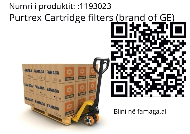   Purtrex Cartridge filters (brand of GE) 1193023