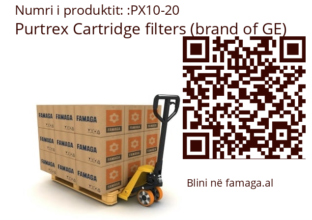  Purtrex Cartridge filters (brand of GE) PX10-20