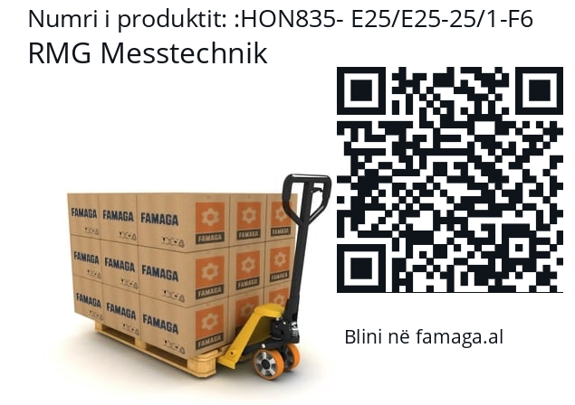   RMG Messtechnik HON835- E25/E25-25/1-F6