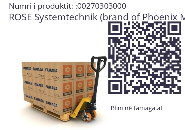   ROSE Systemtechnik (brand of Phoenix Mecano) 00270303000