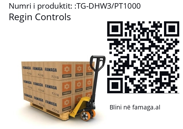   Regin Controls TG-DHW3/PT1000