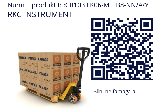   RKC INSTRUMENT CB103 FK06-M HB8-NN/A/Y