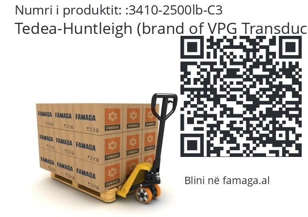   Tedea-Huntleigh (brand of VPG Transducers) 3410-2500lb-C3